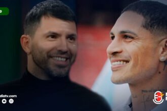 Paolo Guerrero invita al ‘Kun’ Agüero a Matute y lo anima a vivir la pasión blanquiazul