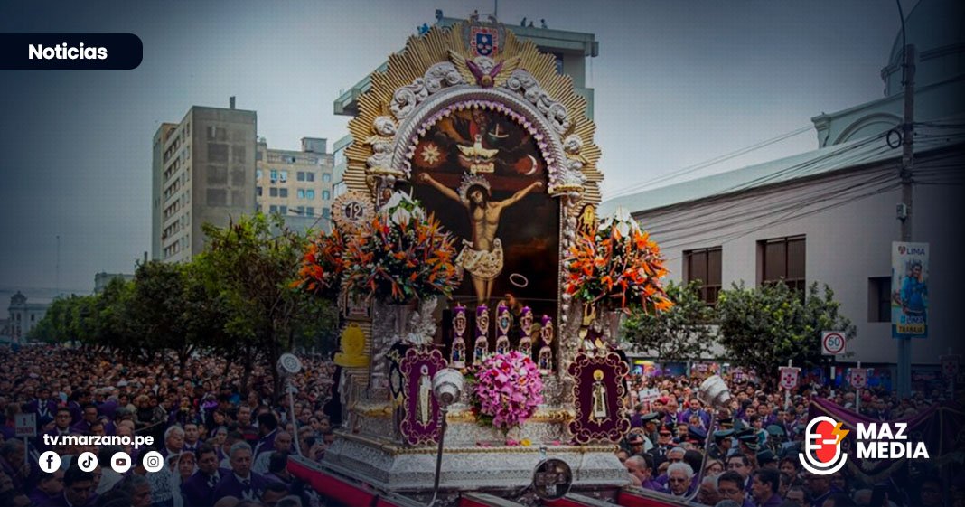 Programación de la procesión del Señor de los Milagros 2025_MazMediaTV