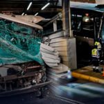 Bus del metropolitano sufre accidente en Vía Expresa