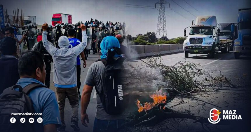Paro agrario en Perú: Bloquean las carreteras de cinco regiones