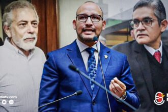 Alejandro Muñante, congresista de Renovación Popular, sustentó su informe ante el Pleno.